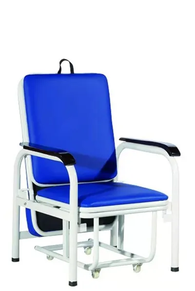 Silla de acompañamiento de Hospital de acero inoxidable
